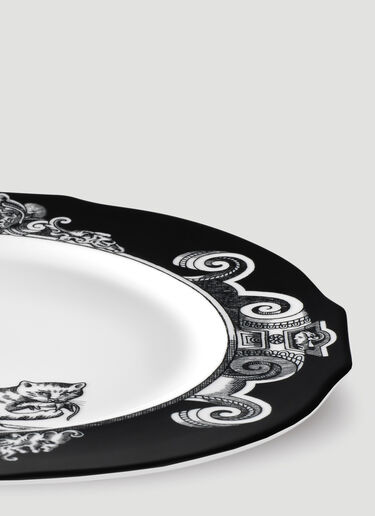 Gucci Set Of Two Cat Presentation Plate Black wps0638424