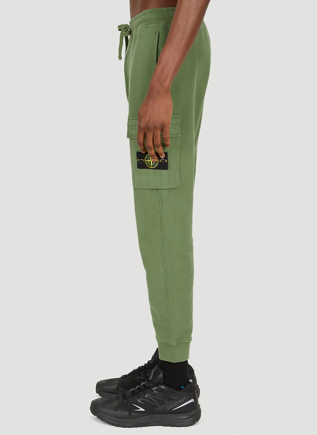 Stone island hotsell joggers green