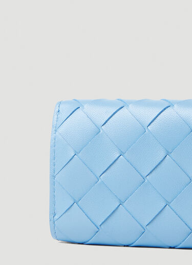 Bottega Veneta Intrecciato Wallet Blue bov0252031