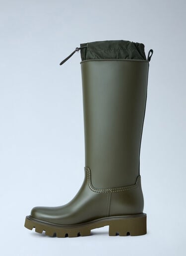 Moncler Kickstream High Rain Boots Green mon0265114