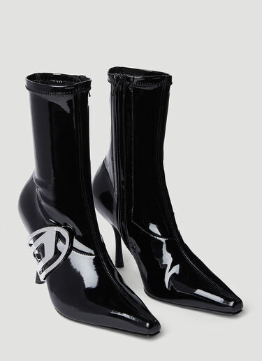 Diesel D-Eclipse Heeled Boots Black dsl0252038