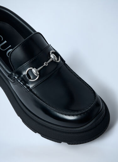 Gucci Leather Loafers Black guc0161050