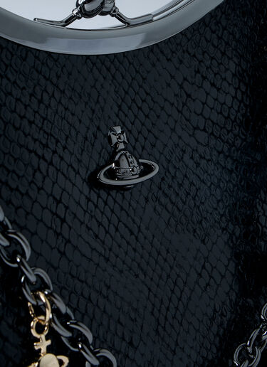 Vivienne Westwood Charm Frame Shoulder Bag Black vvw0263021