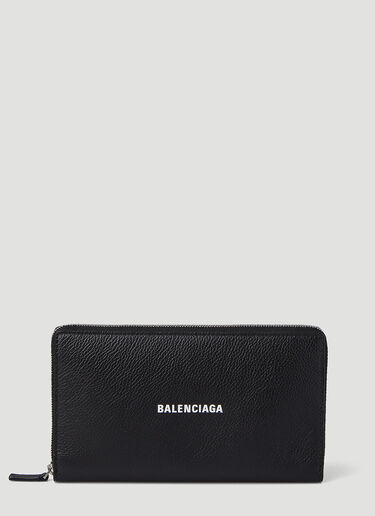Balenciaga Cash Continental Wallet Black bal0145057