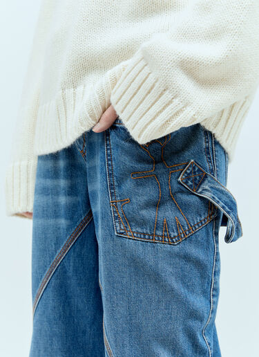 JW Anderson Popcorn 贴袋毛衣 乳白色 jwa0255011
