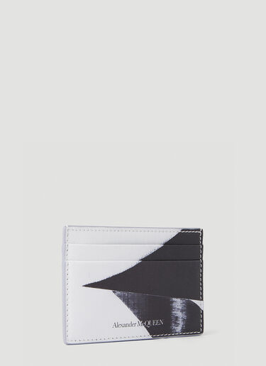 Alexander McQueen Brushstroke Cardholder Black amq0152029