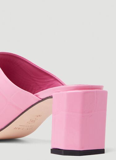 BY FAR Katya Lipstick Heeled Sandals Pink byf0252025