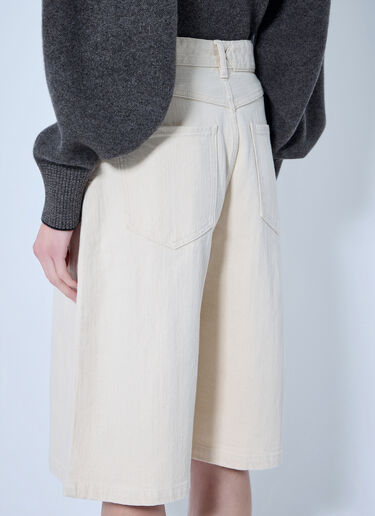 Jacquemus Le De-Nîmes Large Shorts Beige jac0266026