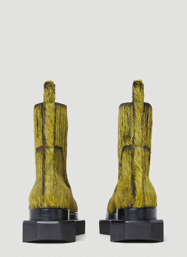 Rick Owens Fur Anke Boots Green ric0253032