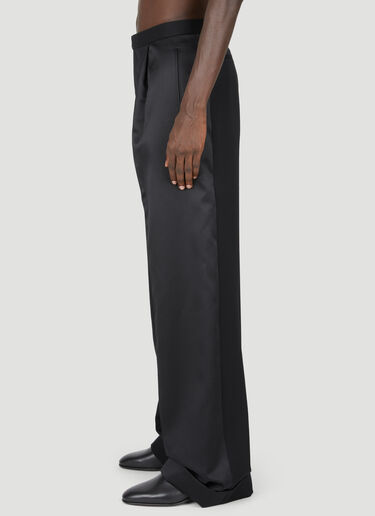 Saint Laurent Flared Tuxedo Pants Black sla0154015