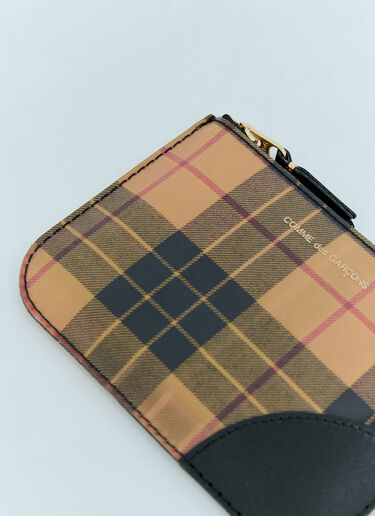 Comme des Garçons Wallet Lenticular Tartan Pouch Multicolour cdw0355003