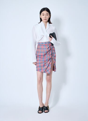 Vivienne Westwood Check Mini Skirt Red vvw0260003