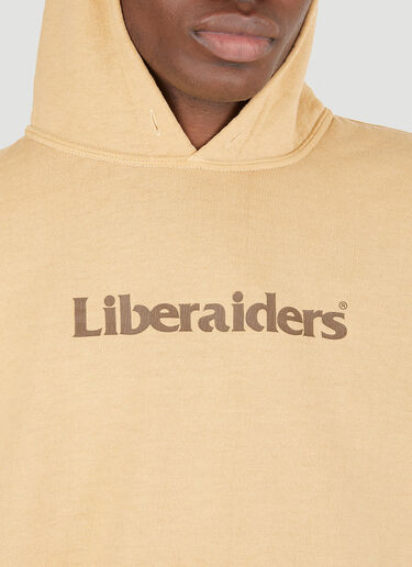 Liberaiders OG ロゴ フード付きスウェットシャツ ベージュ lib0146010