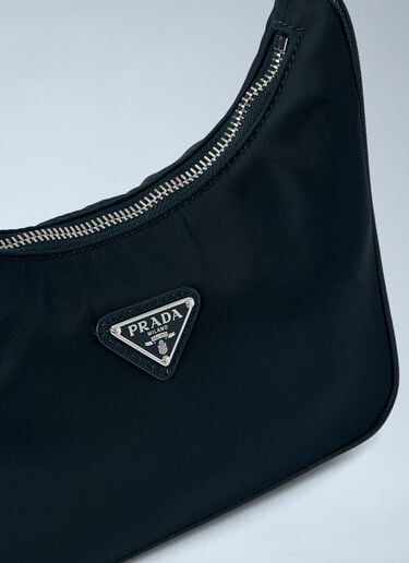 LN-CC® - Prada: Re-Nylon and Saffiano Re-Edition 2005 Mini Bag - Black Prada Re-Nylon and Saffiano Re-Edition 2005 Mini Bag Black pra0263021