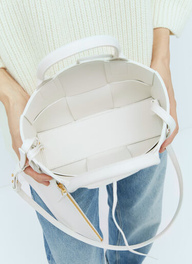 Bottega Veneta Mini Arco Tote Bag White bov0255056