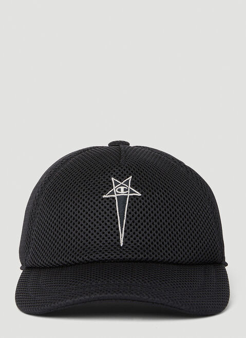 Rick Owens x Champion Mesh Baseball Cap Black roc0153003