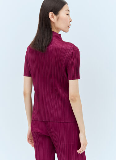 Pleats Please Issey Miyake Monthly Colors: May 上衣 酒红色 plp0257015