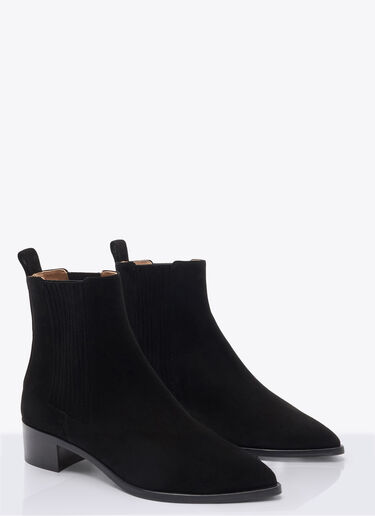 Scarosso Olivia Suede Boots Black scr0258034