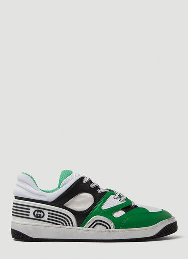 Gucci Basket Low Top Sneakers Green guc0250121