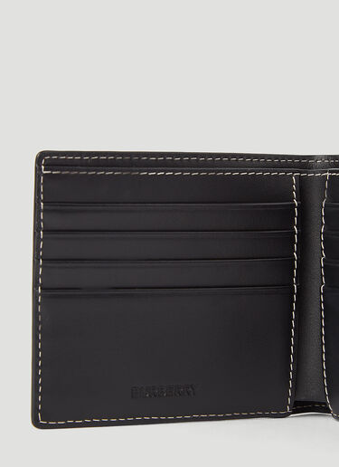 Burberry House Check E-Canvas Bi-Fold Wallet Brown bur0145033