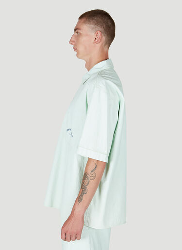 Logo Print Polo Shirt Stone Island Logo Print Polo Shirt Green sto0152005