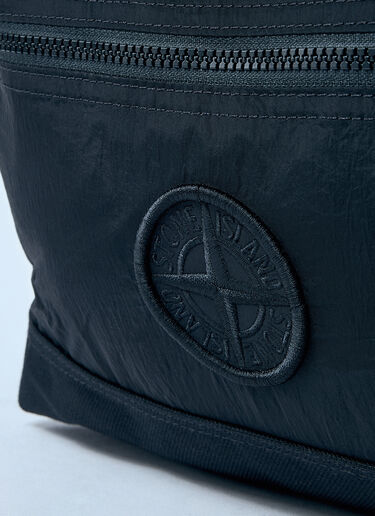 Stone Island Logo Patch Backpack Black sto0160058