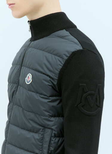 Moncler 衬垫拉链开衫 黑色 mon0155031