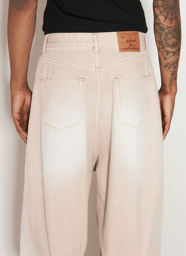 Y/PROJECT Draped Cuff Jeans Beige ypr0156004