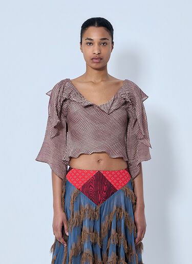 Kiko Kostadinov Plexus Blouse Pink kko0264005