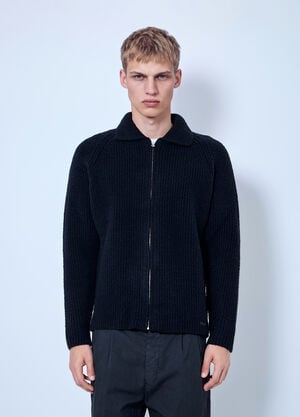 Massimo Osti Studio Boucle Felted Crewneck Black mao0166003