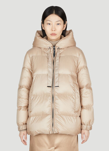 Max Mara Seia Puffer Jacket Beige max0254089