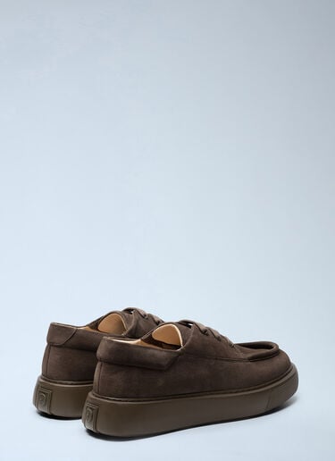 REFERENC Tahoe Suede Lace-Up Shoes Brown ref0163004