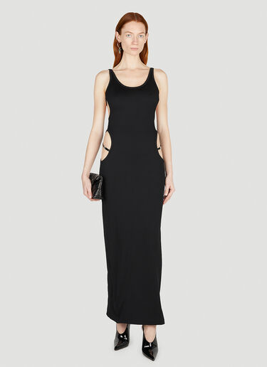 Gucci Cut Out Dress Black guc0252056