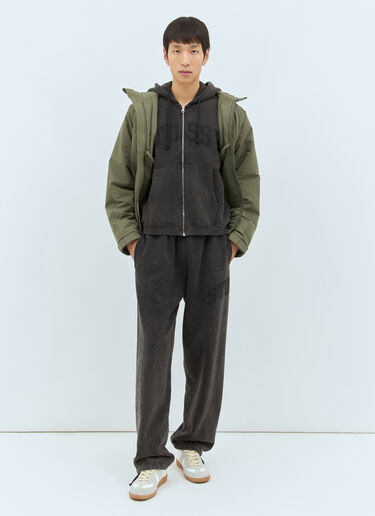 Stüssy 褪色图案连帽运动衫 深灰色 sts0158011