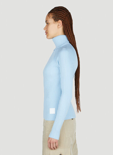 Marc Jacobs Ribbed High Neck Sweater Blue mcj0251008