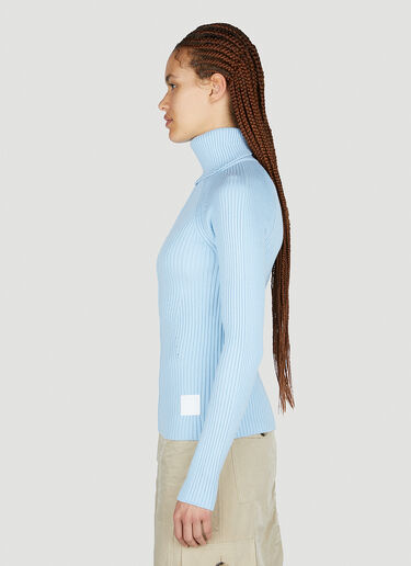Marc Jacobs Ribbed High Neck Sweater Blue mcj0251008