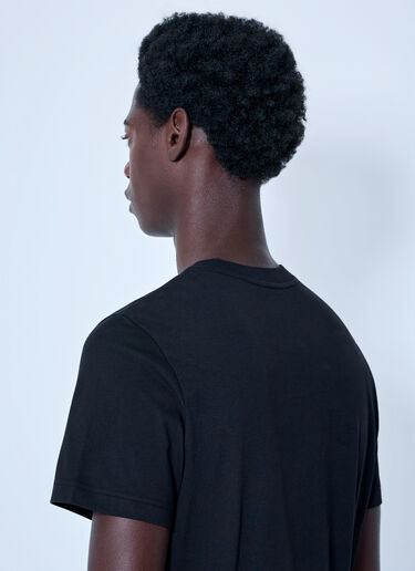 LN-CC® - Moncler: Logo Motif T-Shirt - Black Moncler Logo Motif T-Shirt Black mon0166014