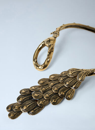 Chloé Feather Necklace Gold chl0263112