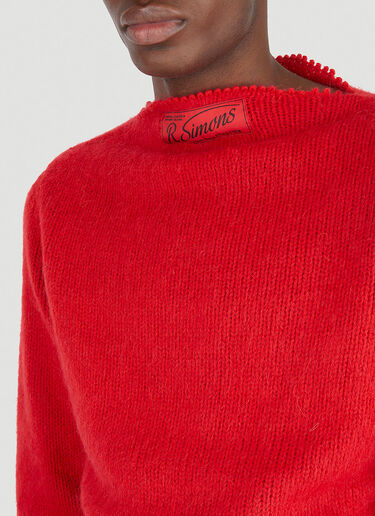 Raf Simons Vintage Knit Sweater Red raf0146016