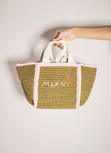 Marni Sillo 小号购物袋 绿色 mni0257031