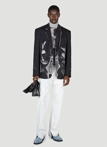 Y/Project x Jean Paul Gaultier Trompe L'Oeil Sweater Grey ypg0152002