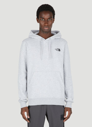 The North Face Logo Print Hooded Sweatshirt Grey tnf0154008