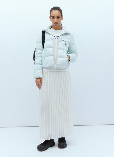 Moncler Pleated Skirt White mon0255026