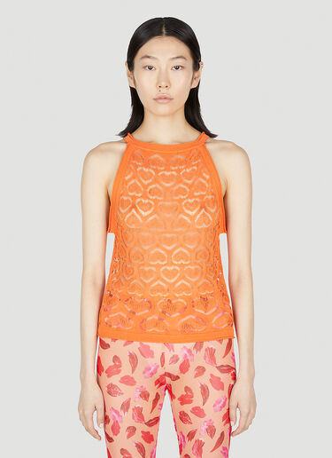 LN-CC® - Marco Rambaldi: Heart Tank Top - Orange Marco Rambaldi Heart Tank Top Orange mra0252015