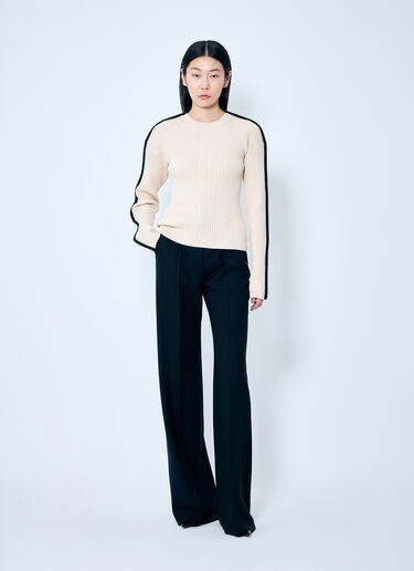 Sportmax Wide Leg Tailored Pants Black spx0259007