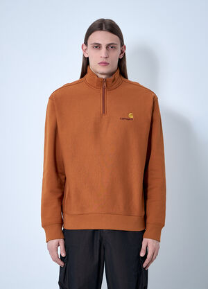 Carhartt WIP American Script Sweatshirt Brown wip0159001