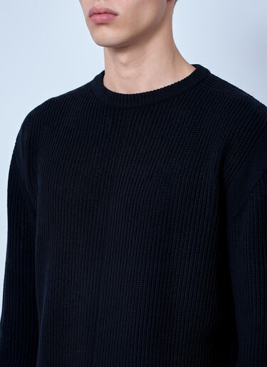 Rick Owens 渔夫圆领毛衣 黑色 ric0165038