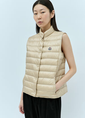 Moncler Liane Down Gilet Beige mon0256010