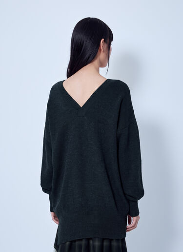 LN-CC® - Our Legacy: Raise V-Neck Sweater - Black Our Legacy Raise V-Neck Sweater Black our0265005