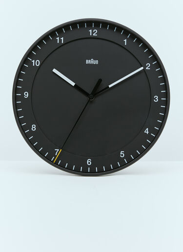 Braun BC17 Classic Large Analogue European Radio Controlled Wall Clock Black bru0355008